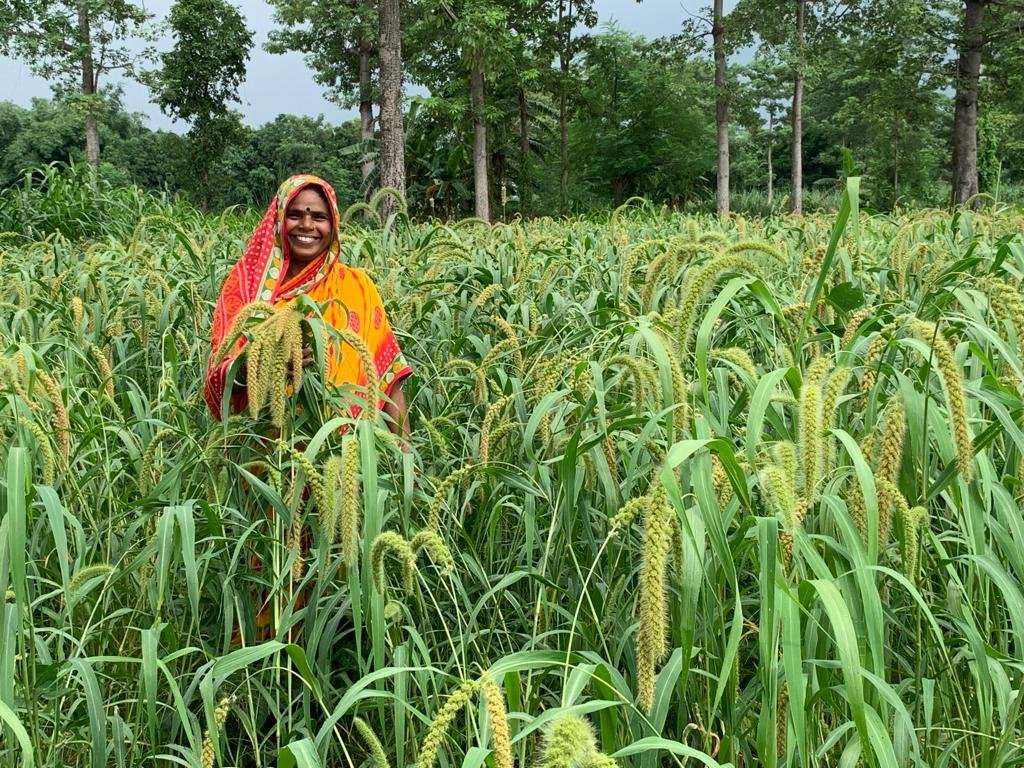 Chameli Devi Shivrahi Mathiya Tanguni Farming SLIDE Project