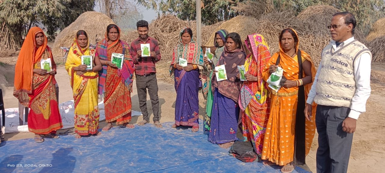 PEARL Project on seed distribution among women farmers in Siktaur