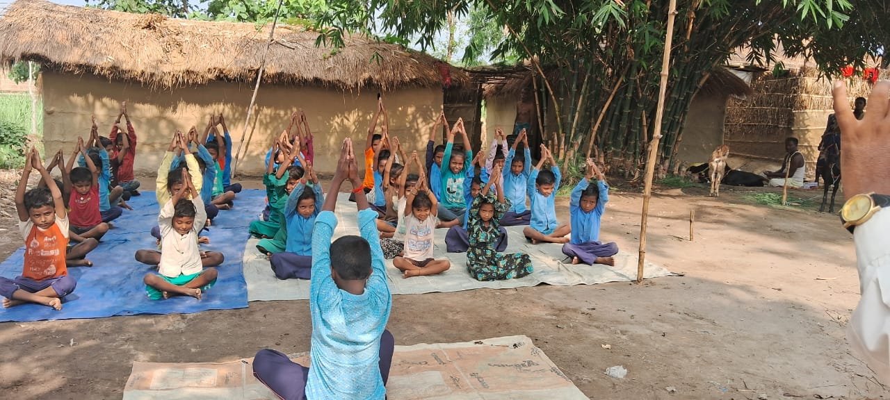Yoga By Bec Siktaur Student PEARL Project Bagaha